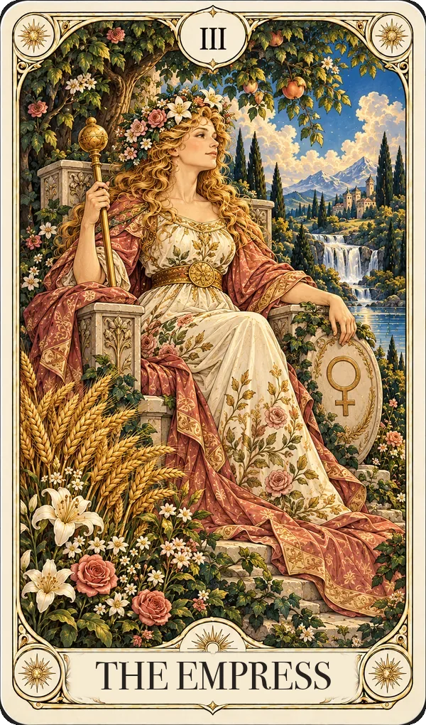 The Empress tarot card