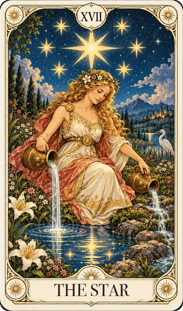The Star tarot card