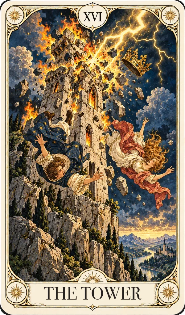 The Tower tarot card